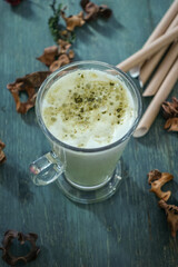 Pistachio Tea Latte