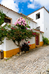 Traditional Óbidos house in Postugal