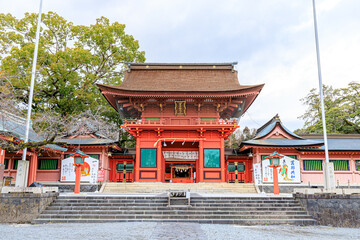 初春の富士山本宮浅間大社　静岡県富士宮市　Fujisan Hongu Sengen Taisha Shrine in early spring.Sizuoka-ken Fujinomiya city.