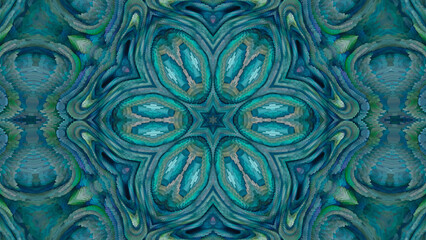 Abstract multicolored textural symmetrical background kaleidoscope.