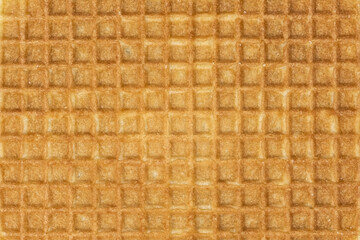 close up texture of waffles