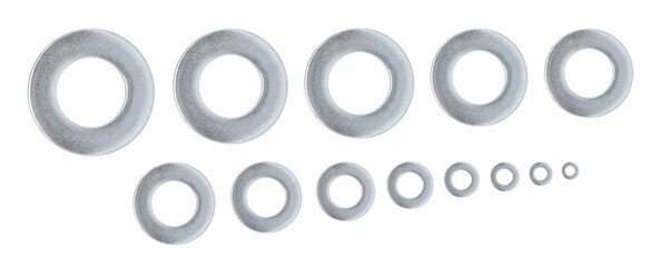 Stainless Steel Flat Washer, Plain Finish, DIN 125, washer galvanized flat with Different Sizes Hole