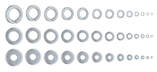 Stainless Steel Flat Washer, Plain Finish, DIN 125, washer galvanized flat with Different Sizes Hole