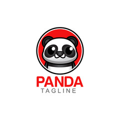 panda company logo vector illustration