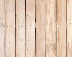 Background of wooden slats arranged vertically