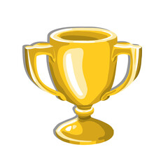 golden award cup freehand illustration vector. Vector illustration