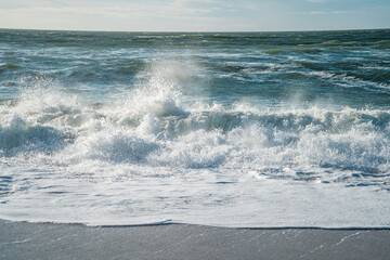 Wellen und Sturm auf Sylt