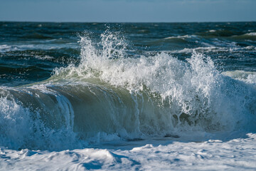 Wellen und Sturm auf Sylt