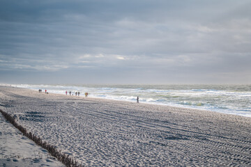 Wellen und Sturm auf Sylt