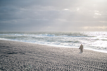 Wellen und Sturm auf Sylt
