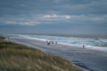 Wellen und Sturm auf Sylt