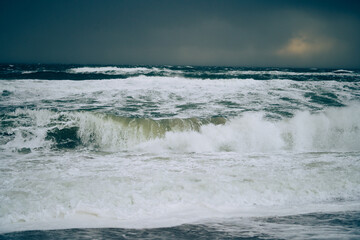 Wellen und Sturm auf Sylt