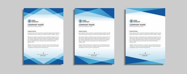 modern corporate letterhead template design 