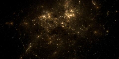 Banner Star field background . Starry outer space background texture . Colorful Starry Night Sky Outer Space background. 3D illustration
