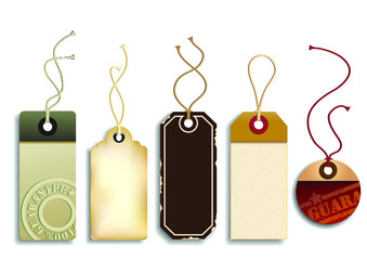 vector lables design 