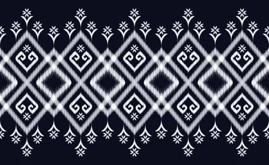 Printed kitchen splashbacks Boho Style Embroidery designs Oriental geometric ethnic pattern for background or carpet, wallpaper, batik wrapping, curtain design, vector illustration 