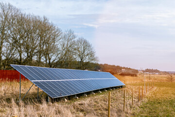 solar panels used in agriculture as an alternative efficient green energy