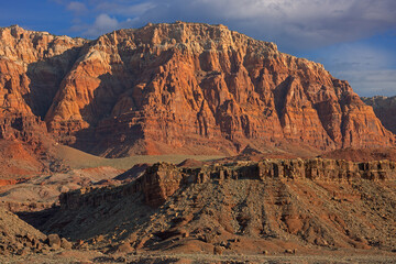 Landscape Vermillion Cliffs National Monument at sunrise, Arizona, USA