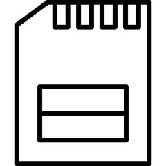 Memory Card Icon