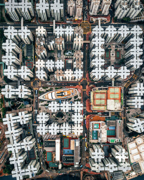 Aerial image of Hong Kong