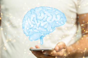 medical on hospital background, medical technology network concept