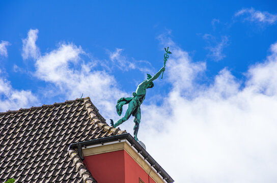 Statue Of Mercury, Albstadt, Baden-Württemberg, Germany