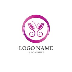 Beauty Butterfly icon vector design