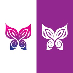 Obraz premium Beauty Butterfly icon vector design