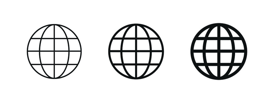 world web icon www earth globe icons . website icon for contact icons	

