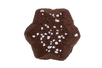 chocolate biscuits isolated