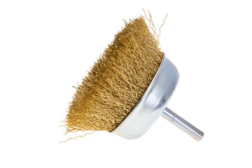 metal brush made of wire for a screwdriver