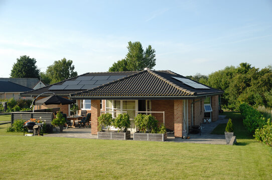 House With Solar Panels