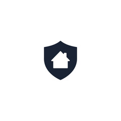 Home security icon. Safe house. Home security system icon. Vector illustration