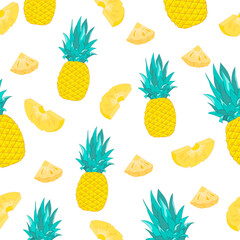 Pineapple Pattern.tropical, Fresh concept  design,Cute pattern.Pattern design