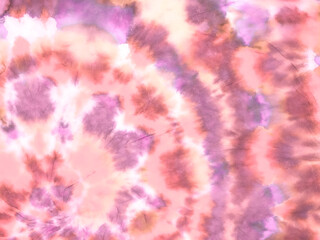 Pink Seamless Purple Textured Tie Dye . Repeated Pink Tie Dye Ink Painting. Seamless Hippie Colorful Tie Dye Pink Pattern. Repeated Modern Bright Tie Dye Effect.