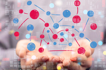 people network structure HR - Human resources management and recruitment