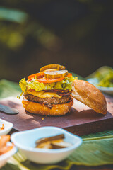 homemade hamburgers and fries bestburgers
