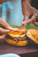 homemade hamburgers and fries best burgers