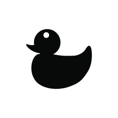 rubber duck icon vector. toy duck in the children's bathroom