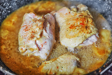 Chicken roll with cheese