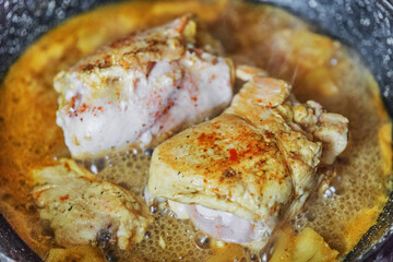 Chicken roll with cheese