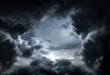 Naklejka na ściany i meble Storm Clouds Background