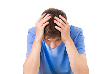 Fototapeta premium Sad Young Man