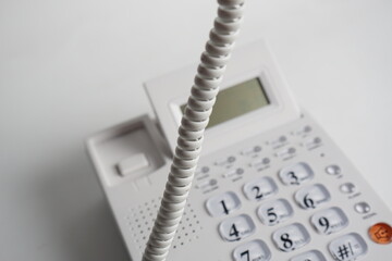 White Telephone Marketing desk