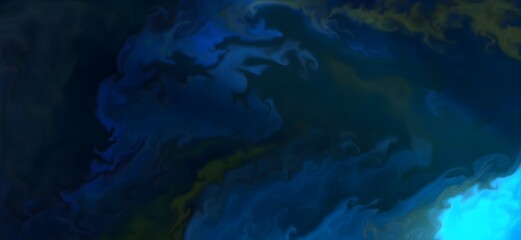 Alcohol ink For posters and printed materials. Fluid art mixture of colors.