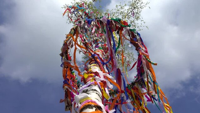 geschm&uuml;ckter Maibaum, Deutschland