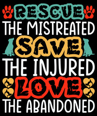 Dog t-shirt design template