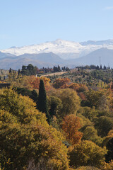 Sierra Nevada mountain National park in Granada, Spain