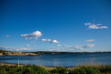 clouds over the river