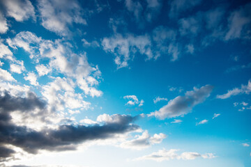 Beautifull blue sky with cloud